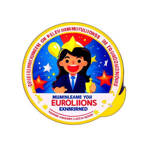 Euromillions Excitement Sticker