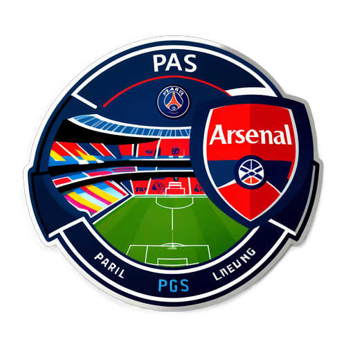 สติกเกอร์ PSG ปะทะ อาร์เซนอล
