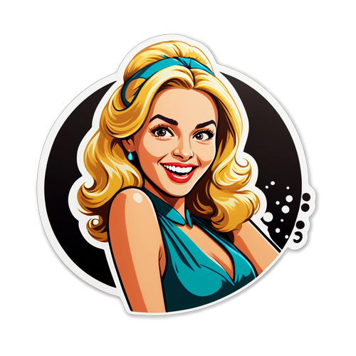 Sticker Glamour y Risas de Yanina Latorre