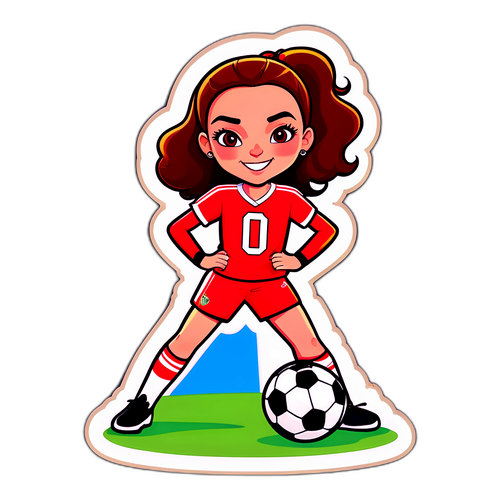 Rolig fotbollssticker