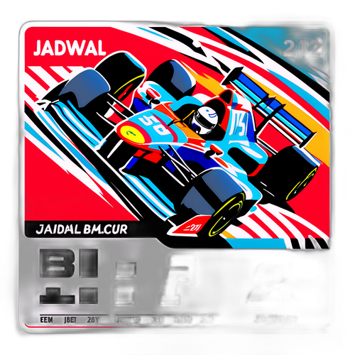 Stiker Kalender F1 Jadwal