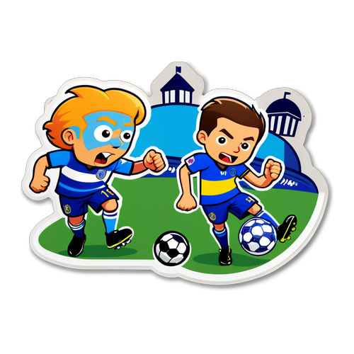 Un sticker jucăuș cu Djurgården vs Chelsea