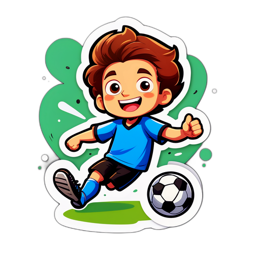 Nhân vật hoạt hình tham gia trận bóng đá