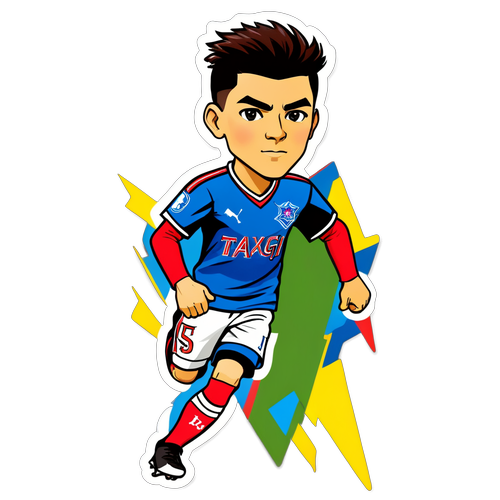 Sticker cu echipa Rangers și Ianis Hagi