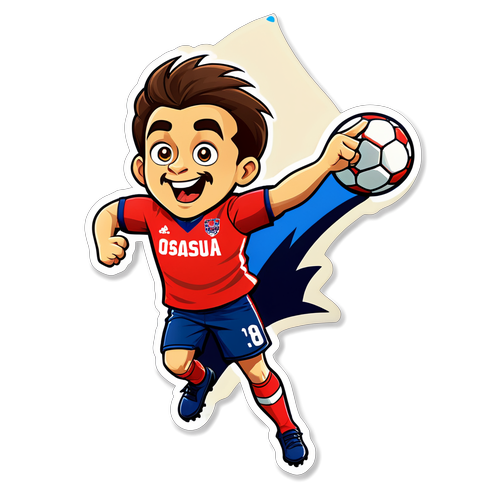 Sticker Tematic Fotbal 'Osasuna!'