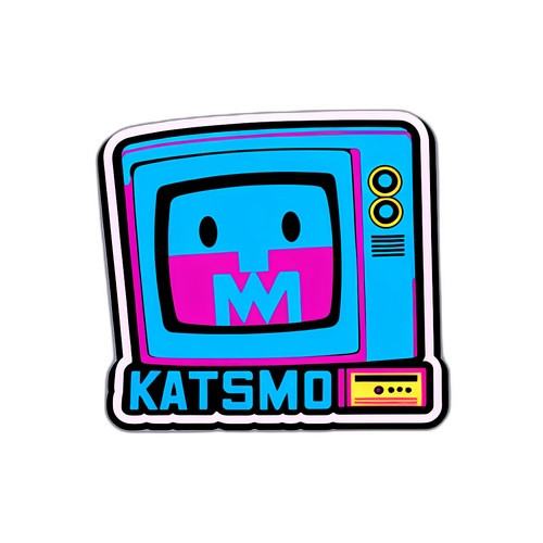 Katsomo TV -inspiroitu tarra