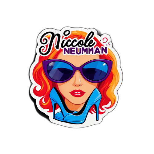 Diseño de sticker de Nicole Neumann