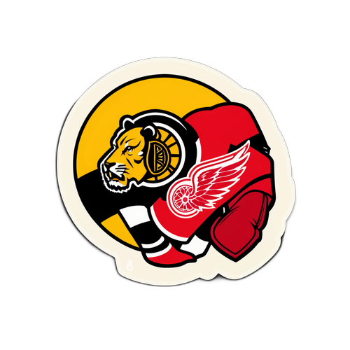 Fierce Hockey Showdown Sticker