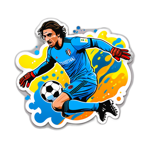 Stiker Penyelamatan Mattia Perin