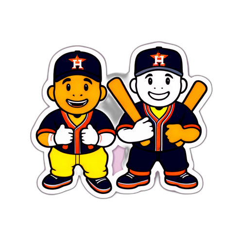 Astros Fans Celebration Sticker