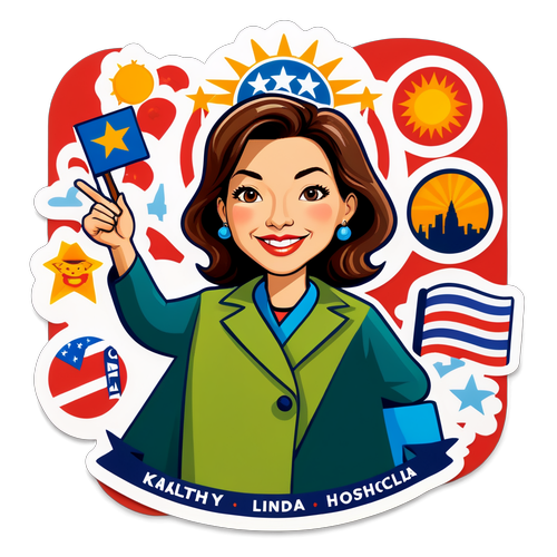 Meet Linda Sun: The Cartoon Icon Capturing New York's Political Heart with Kathy Hochul's Trademark Style!