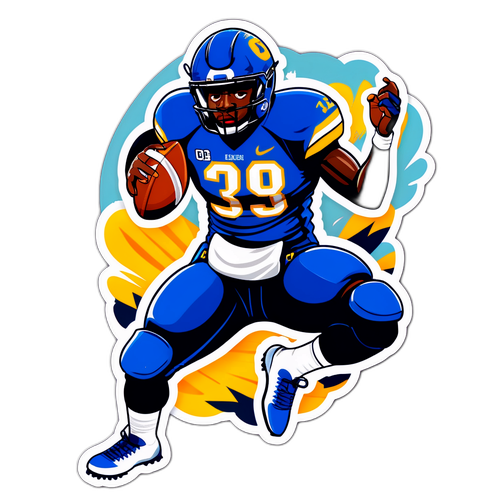 Fierce Football Persona Sticker