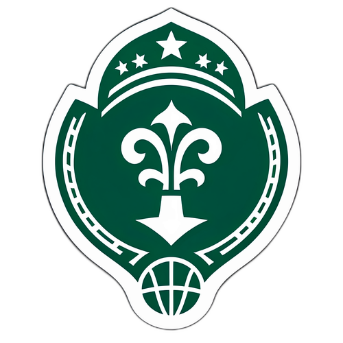 Динамический стиль искусства с логотипами Панатинаикоса и Виктории