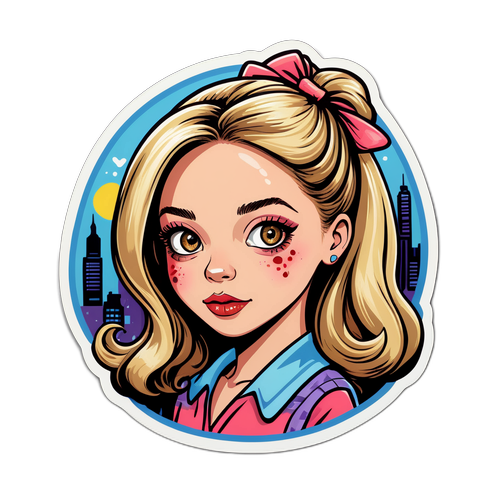 Adesivo Whimsico di Sydney Sweeney