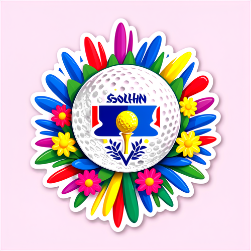 Golfbolden med Solheim Cup: Swing ind i Sejren med Farverige Tees og Blomster!