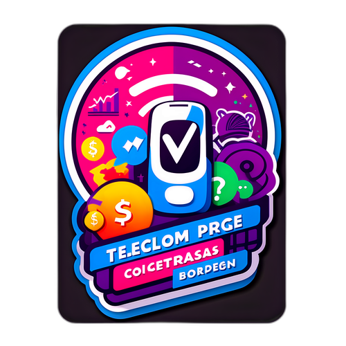 电信服务价格上涨的贴纸