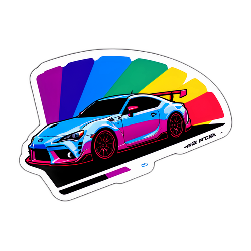 Sticker ya Toyota GR GT