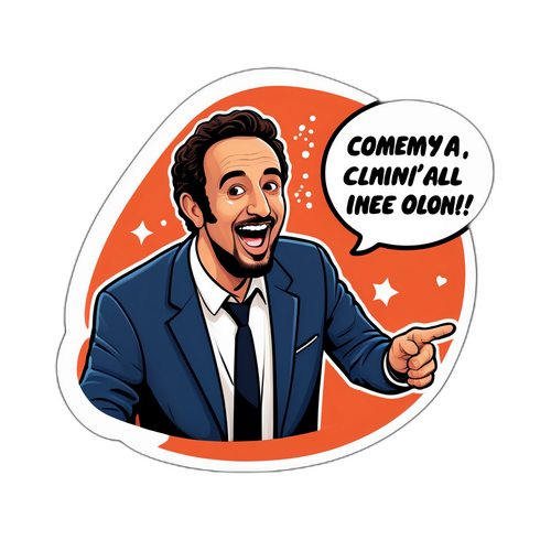 Comedy Sticker van Elie Semoun