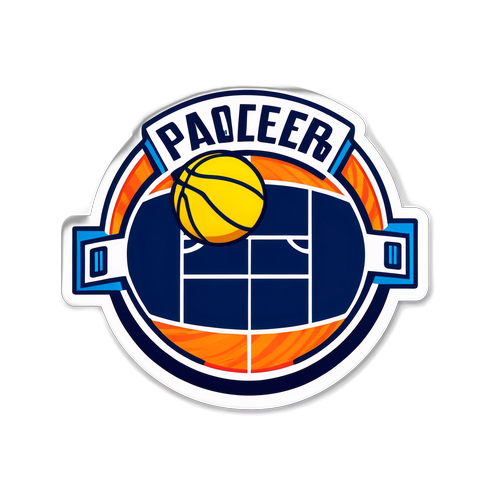 Pacers vs. Thunder Basketball Court Sticker