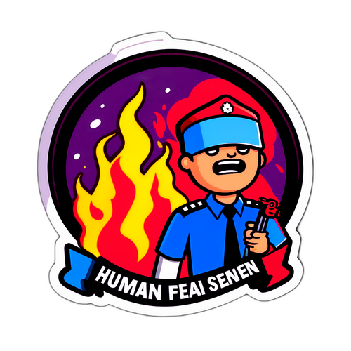 人肉安保事件贴纸