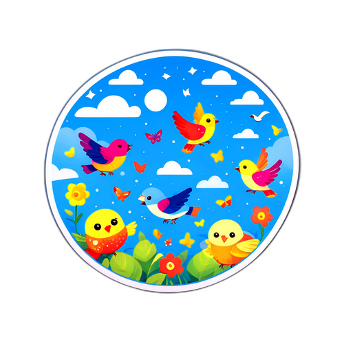 מדבקה כייפית של בוקר