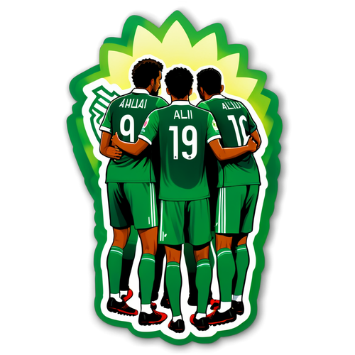 Rekaan Sticker Pemain Al-Ahli Saudi