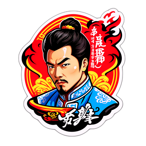 曹西平表演風格貼紙設計