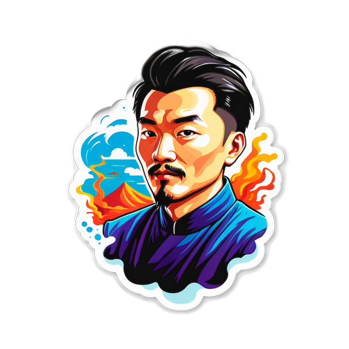 李濤風格的藝術貼紙