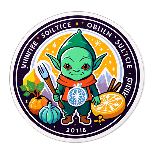 겨울 동지 기념 스티커