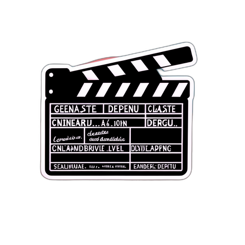 Cineaste sticker Gerard Depardieu-filmjeiből