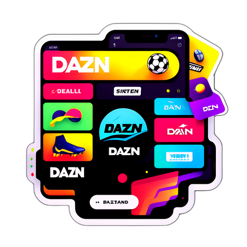 Moderní design rozhraní DAZN