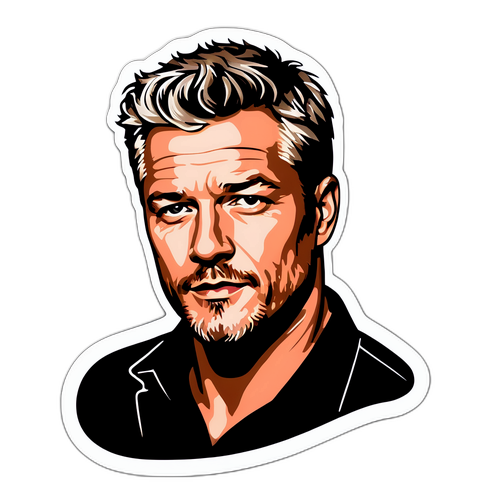 Filmisk drama inspireret sticker