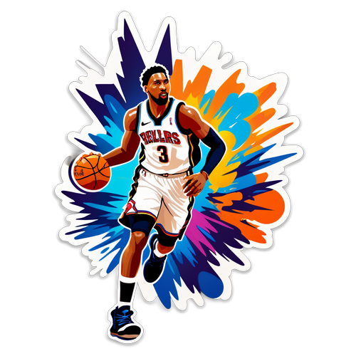 動態NBA比賽場景貼紙
