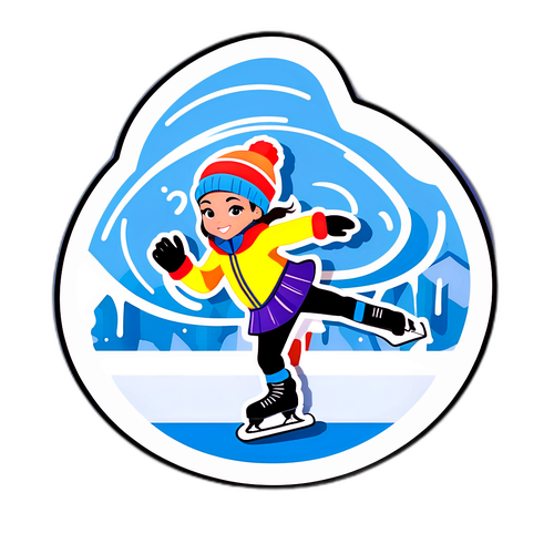 Isbane med kunstløper