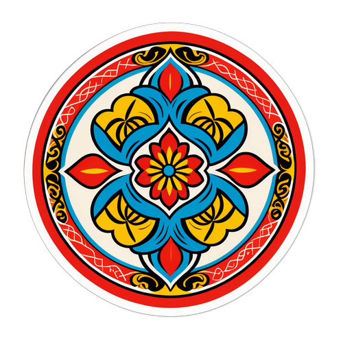 Autocollant stylisé de Kantari