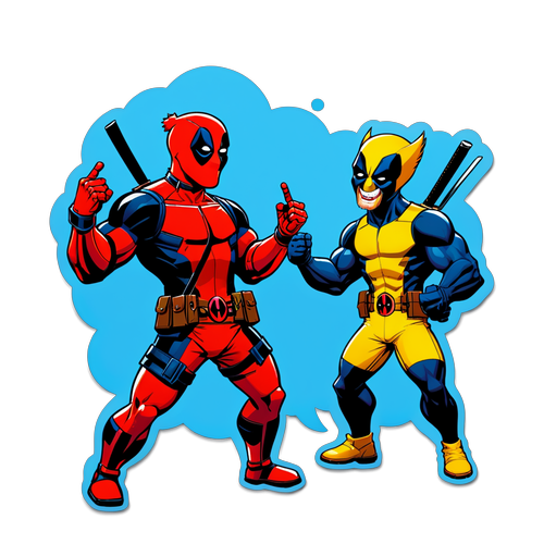 हंसते-खिलखिलाते सुपरहीरोज़: Deadpool और Wolverine की मजेदार जोड़ी!