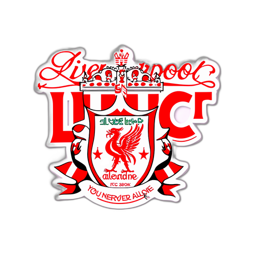 Liverpool FC "You'll Never Walk Alone" Klistermerke