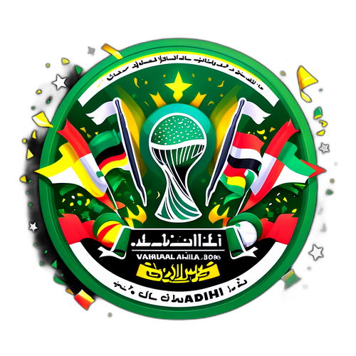 Rekaan Sticker Pertandingan Al-Qadisiyah vs Al-Ahli