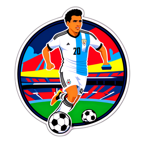 Sticker de Santiago Beltrán: Pasión por el Fútbol