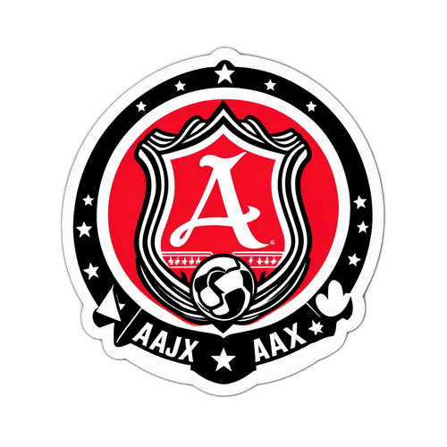 Sticker ya Kichaka cha Ajax