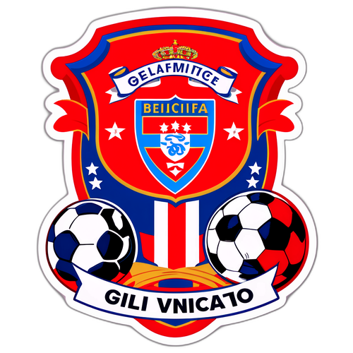 A Benfica–Gil Vicente mérkőzés emlékére készült matrica