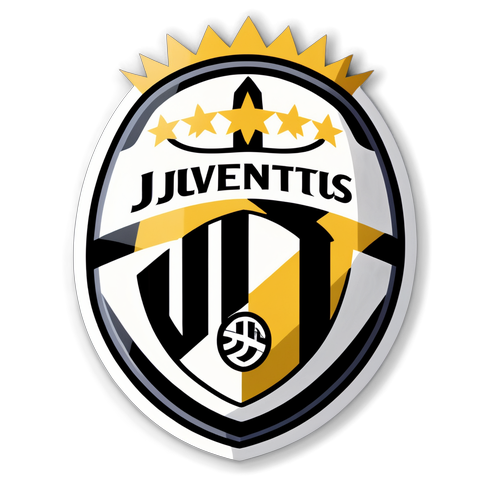 Stickers Juventus: Puterea Emblematică a Echipei în Culori Vibrante!