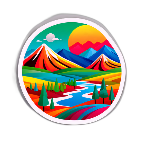 Autocollant Dadaïste d'Azerbaïdjan