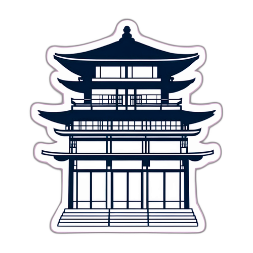 スタイリッシュな湘屋と八幡ヶ谷邸宅の外観ステッカー