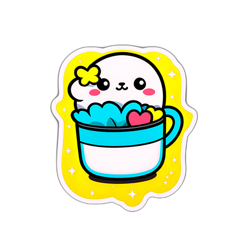 簡約生活風格可愛貼紙