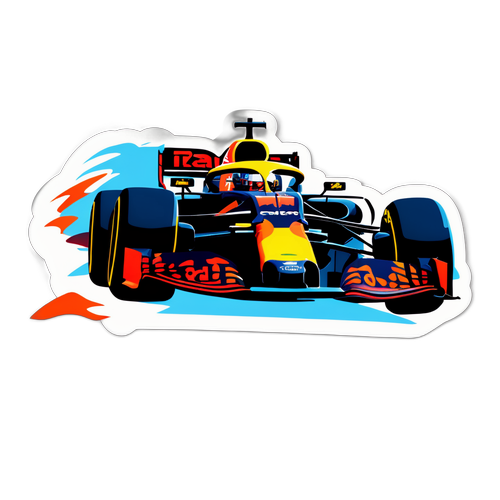 Max Verstappen Overtaking Sticker