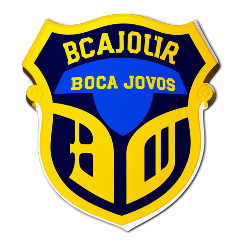 A Paixão em Azul e Amarelo: Adesivo Imperdível do Boca Juniors que Todo Fã Precisa Ter!