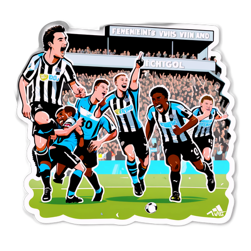 Actionfyllt målskytte av Newcastle-spelare