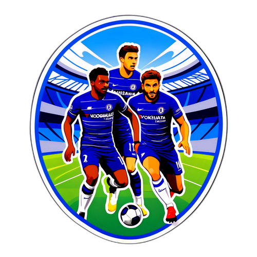 מדבקת צ'לסי נגד אטאלנטה