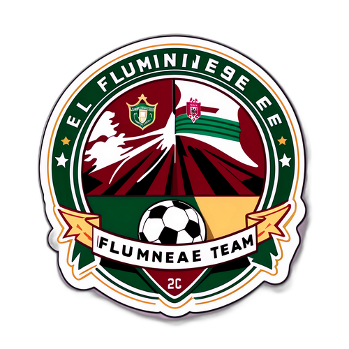 Fluminense Takımının Tarihini Yansıtan Retro Stiker